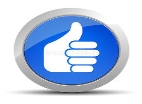 Лайк в качестве иллюстрации кнопки значка голубая круглый Иллюстрация штока  - иллюстрации насчитывающей одобряет, признавает: 167295650